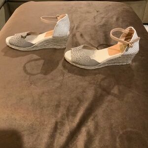 Kana Espadrille Platform Sz 8 Tan